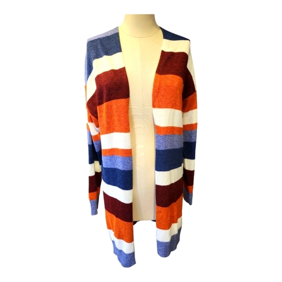 Ecowash Women's Colorblock Open Front Sweater Cardigan | Size S - Picture 1 of 7